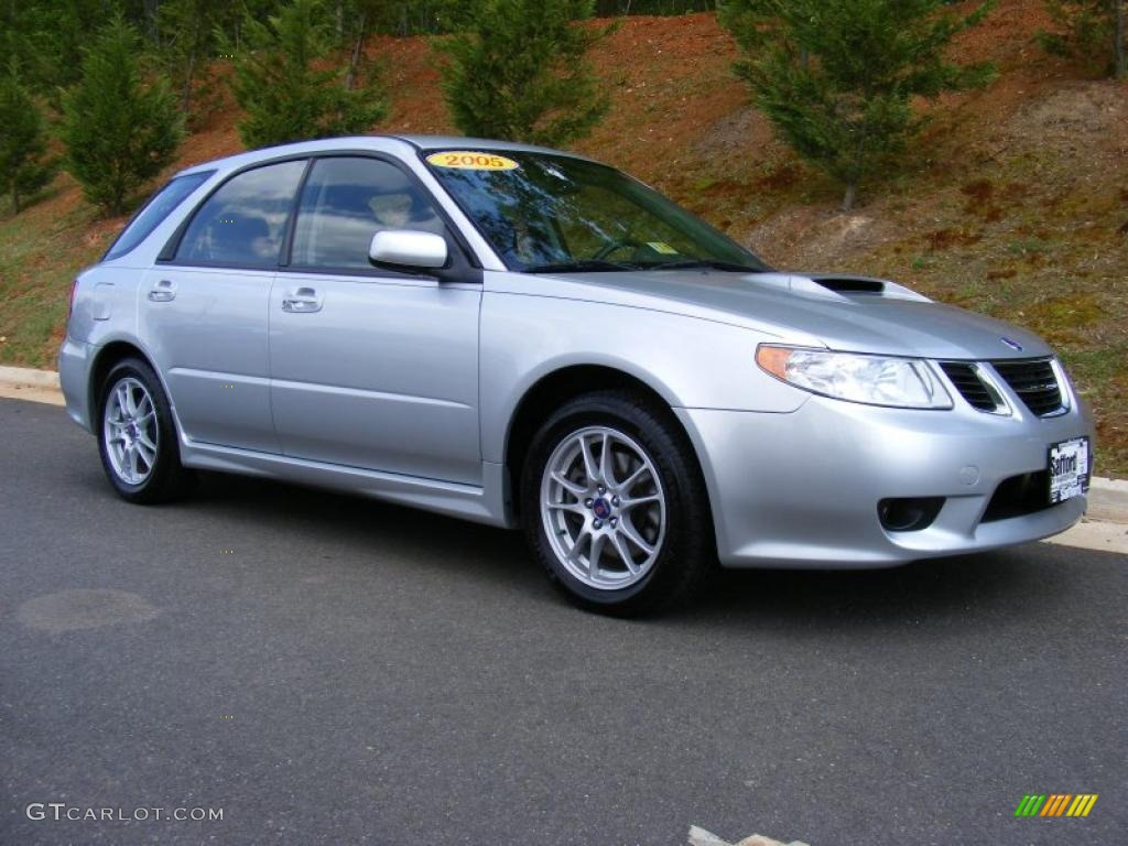 Arctic Silver Metallic 2005 Saab 9-2X Aero Wagon Exterior Photo #29020336