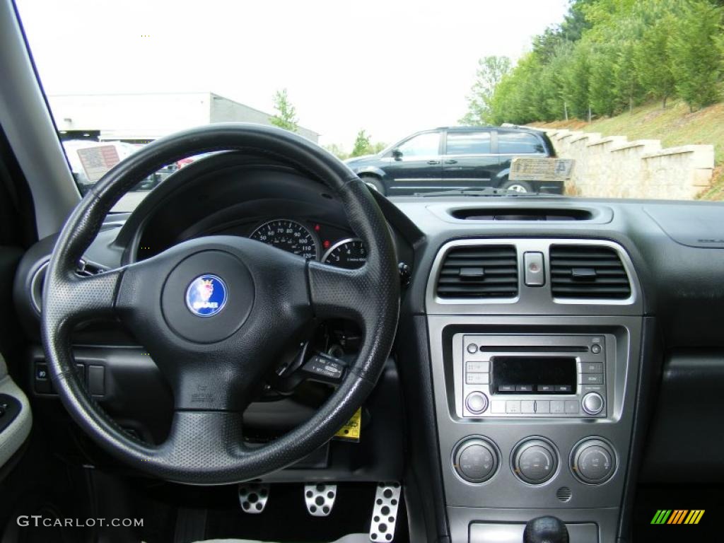 2005 Saab 9-2X Aero Wagon Black/Parchment Dashboard Photo #29020379