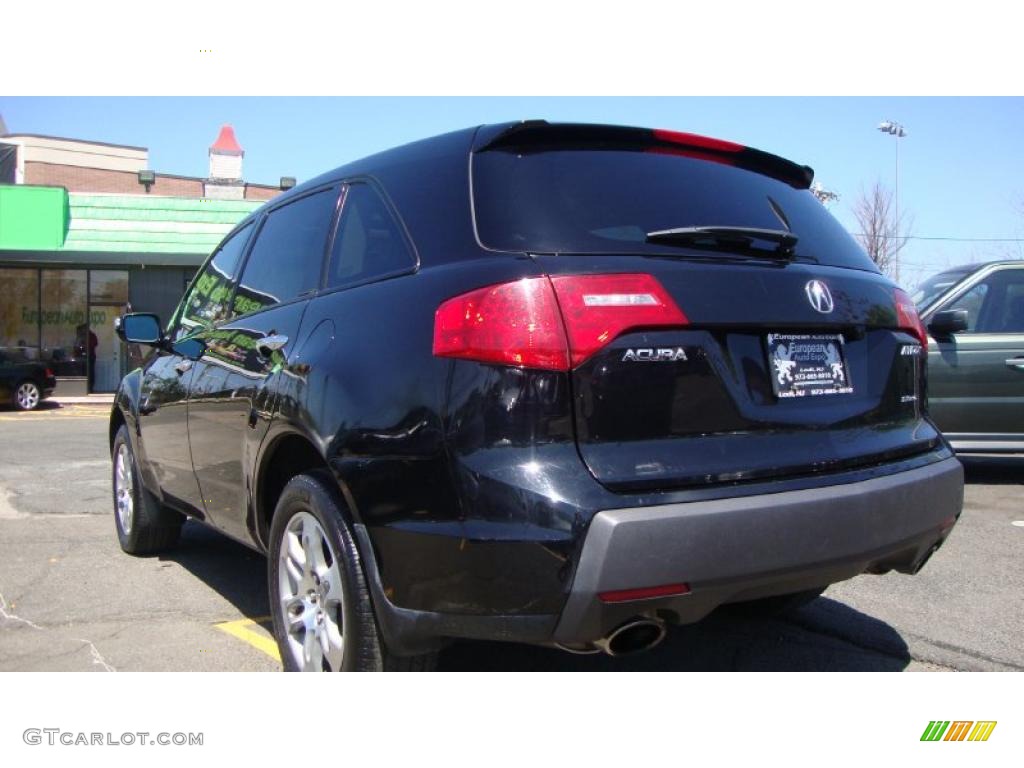 2007 MDX Technology - Formal Black Pearl / Parchment photo #23