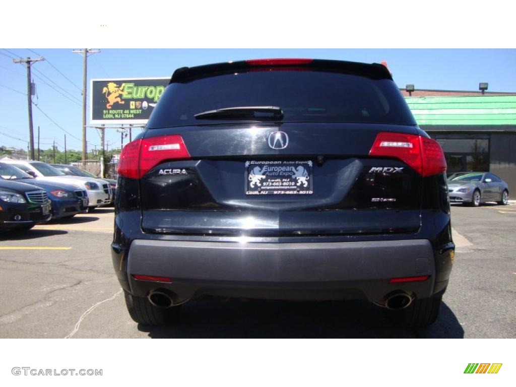 2007 MDX Technology - Formal Black Pearl / Parchment photo #25