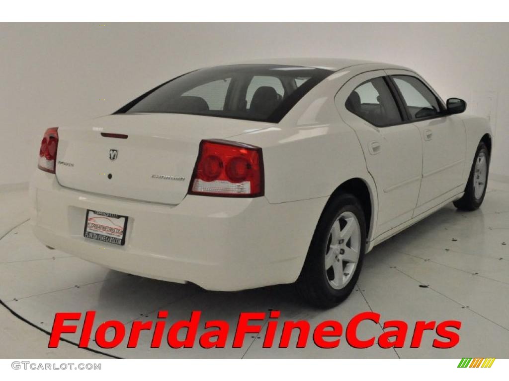 2009 Charger SE - Stone White / Dark Slate Gray photo #2