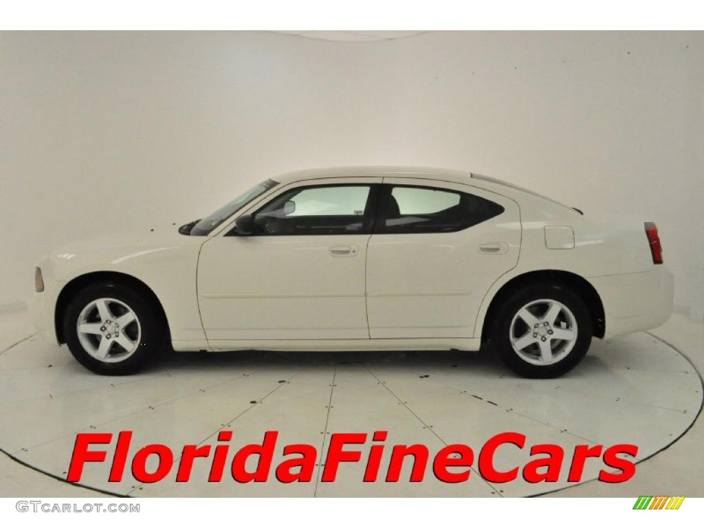 2009 Charger SE - Stone White / Dark Slate Gray photo #3