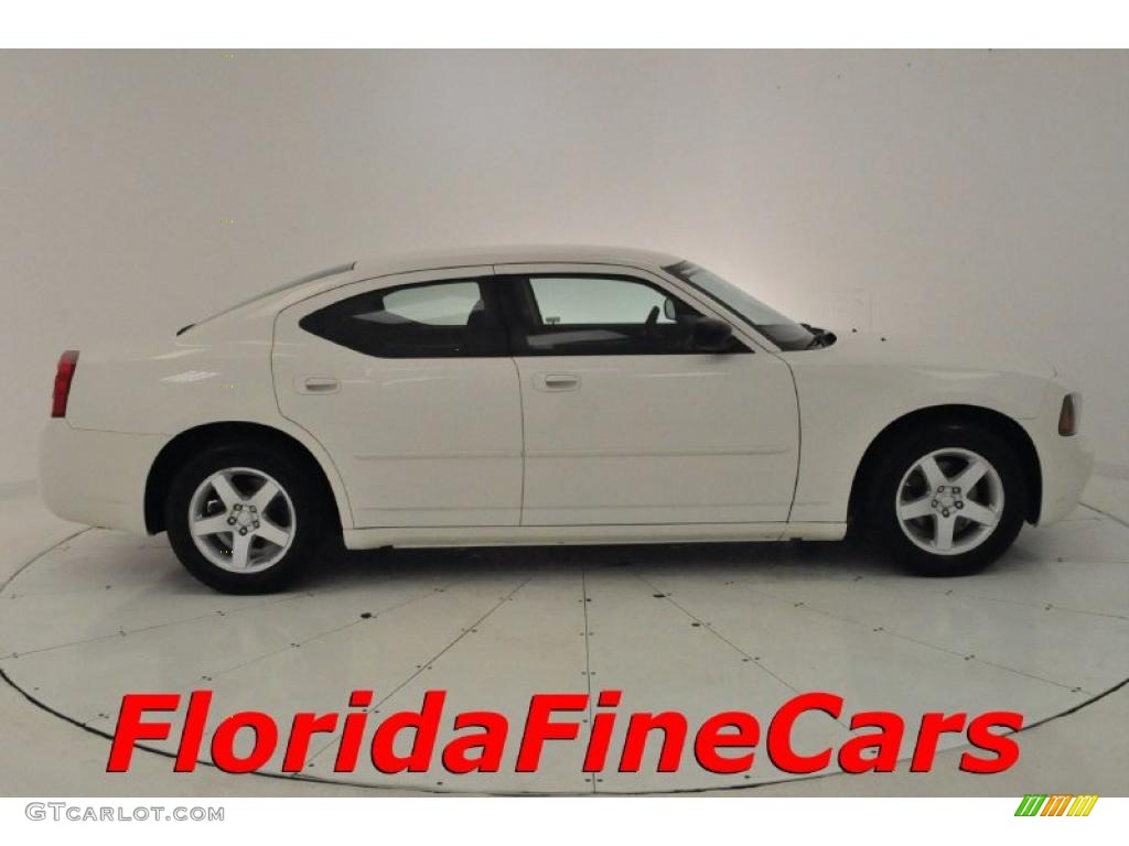 2009 Charger SE - Stone White / Dark Slate Gray photo #4