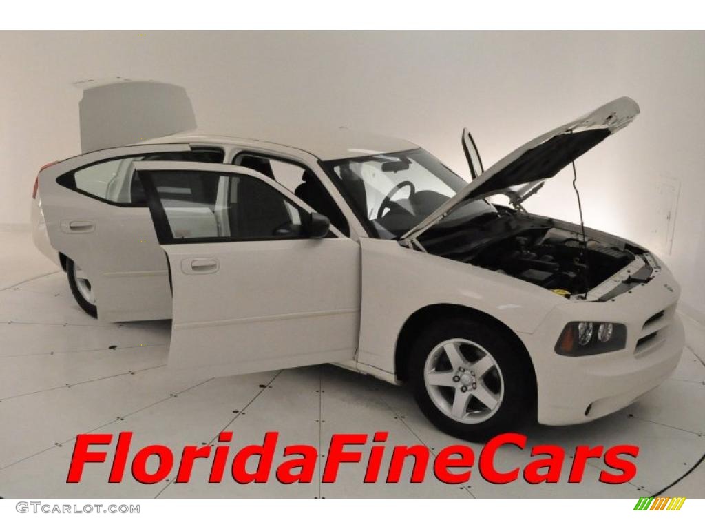 2009 Charger SE - Stone White / Dark Slate Gray photo #7
