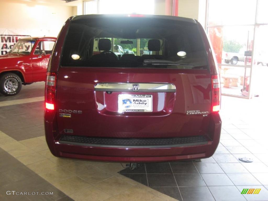 2009 Grand Caravan SE - Inferno Red Crystal Pearl / Medium Slate Gray/Light Shale photo #4