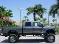 2005 Dark Shadow Grey Metallic Ford F250 Super Duty Lariat Crew Cab 4x4  photo #8