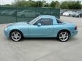 2002 Crystal Blue Metallic Mazda MX-5 Miata LS Roadster  photo #6