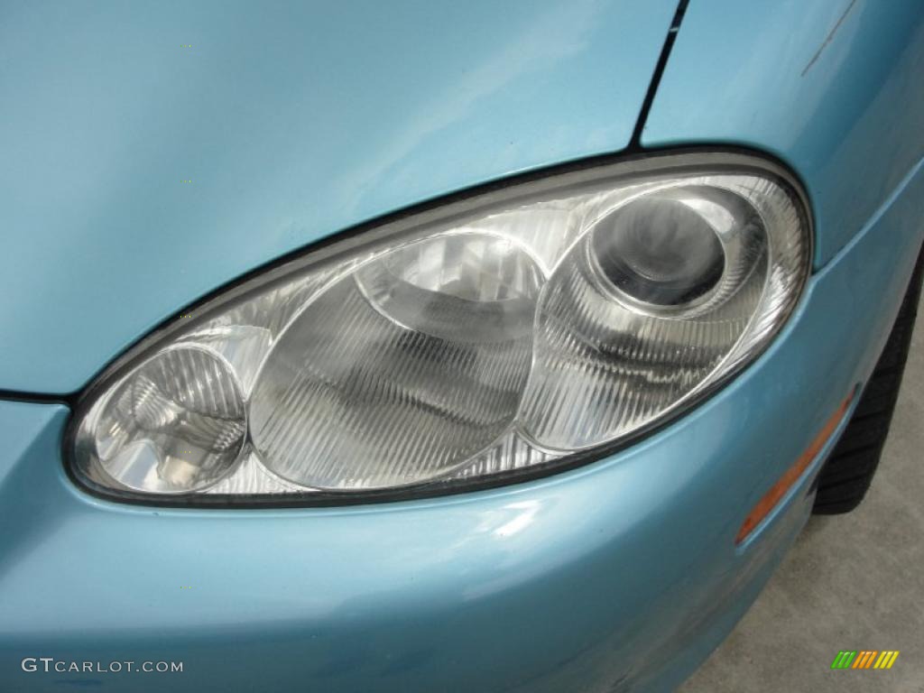 2002 MX-5 Miata LS Roadster - Crystal Blue Metallic / Tan photo #10