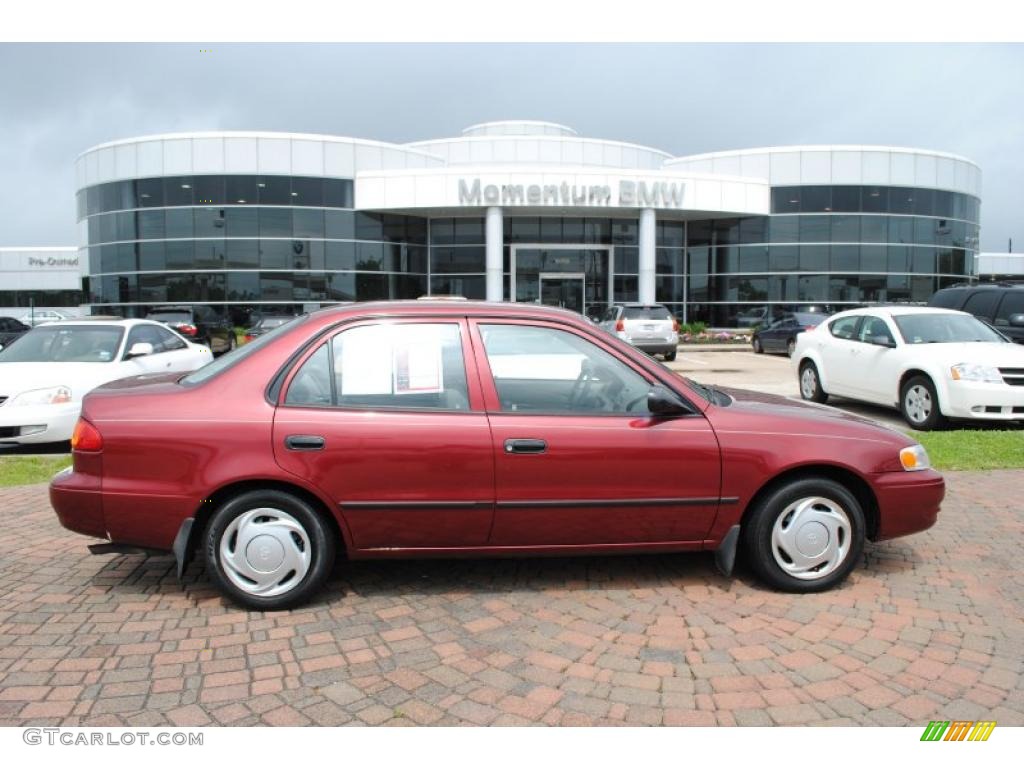 1999 Corolla CE - Venetian Red Pearl / Light Charcoal photo #1