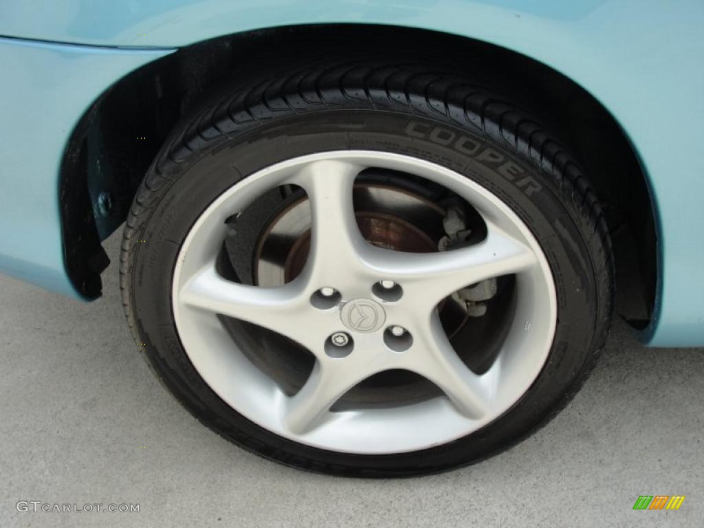 2002 MX-5 Miata LS Roadster - Crystal Blue Metallic / Tan photo #16