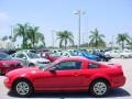 2005 Torch Red Ford Mustang V6 Premium Coupe  photo #9