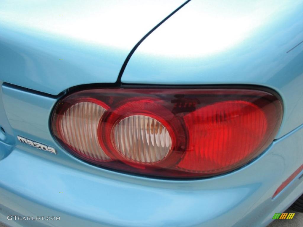 2002 MX-5 Miata LS Roadster - Crystal Blue Metallic / Tan photo #21