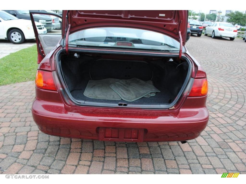 1999 Corolla CE - Venetian Red Pearl / Light Charcoal photo #11