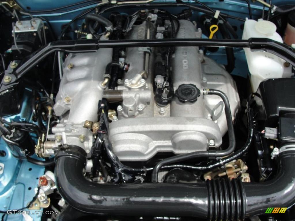 2002 MX-5 Miata LS Roadster - Crystal Blue Metallic / Tan photo #25