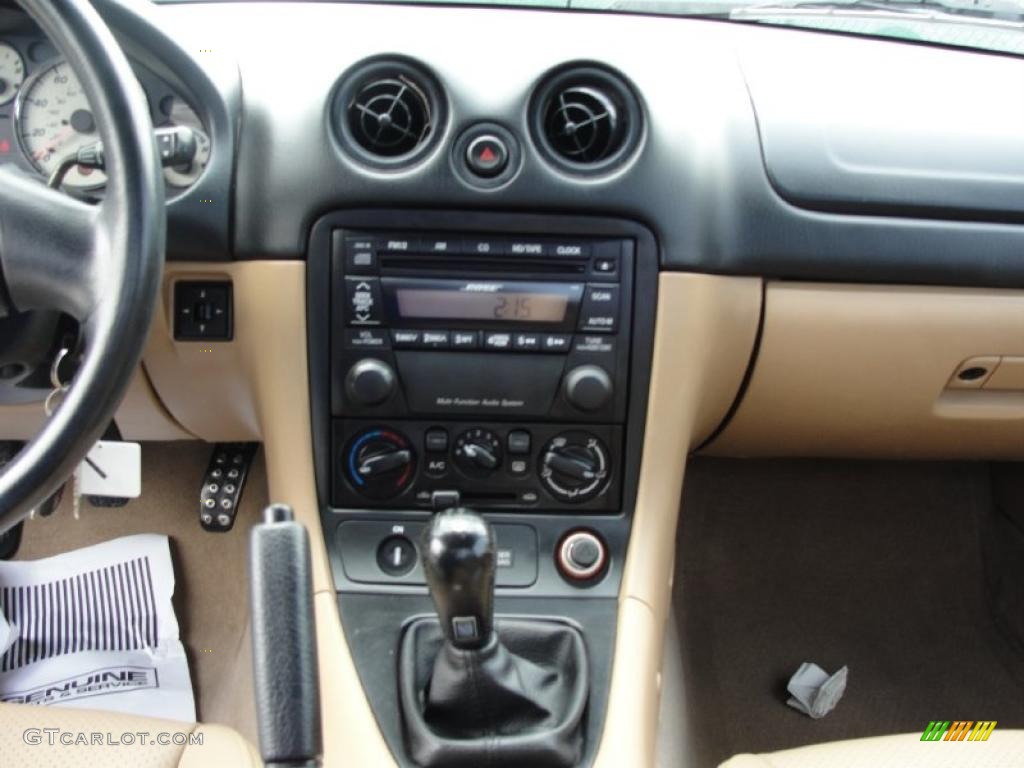 2002 MX-5 Miata LS Roadster - Crystal Blue Metallic / Tan photo #33