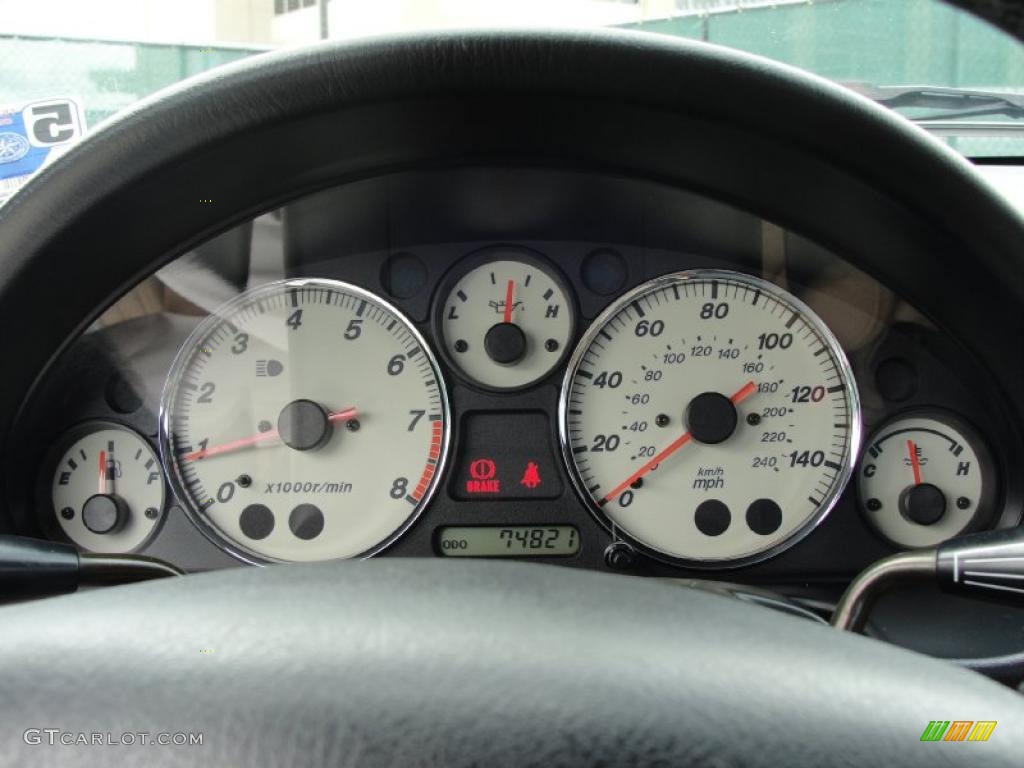 2002 MX-5 Miata LS Roadster - Crystal Blue Metallic / Tan photo #39