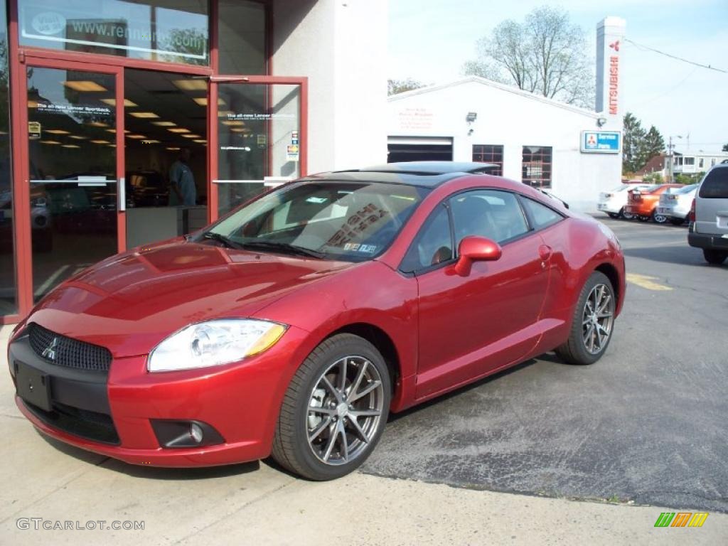 2011 Eclipse GS Sport Coupe - Rave Red / Dark Charcoal photo #1