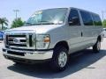 2010 Ingot Silver Metallic Ford E Series Van E350 XLT Passenger  photo #12