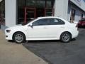 2010 Wicked White Metallic Mitsubishi Lancer ES  photo #2