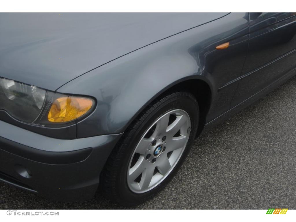 2003 3 Series 325i Sedan - Steel Grey Metallic / Grey photo #5