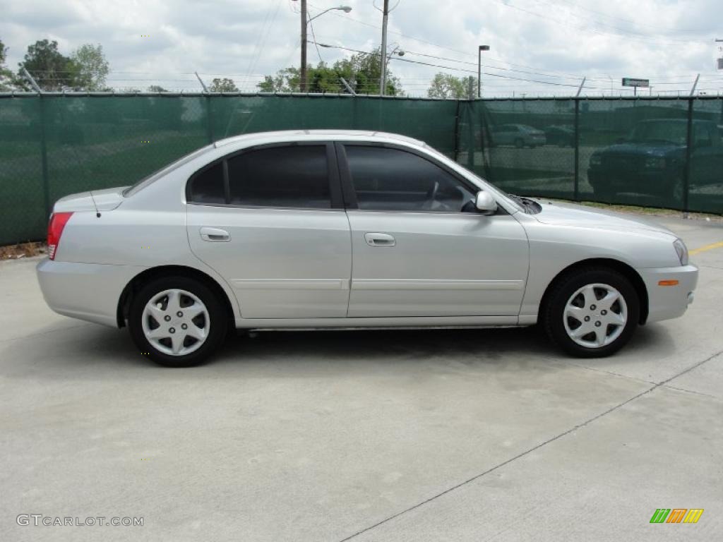 2006 Elantra GLS Sedan - Sterling Silver / Gray photo #2