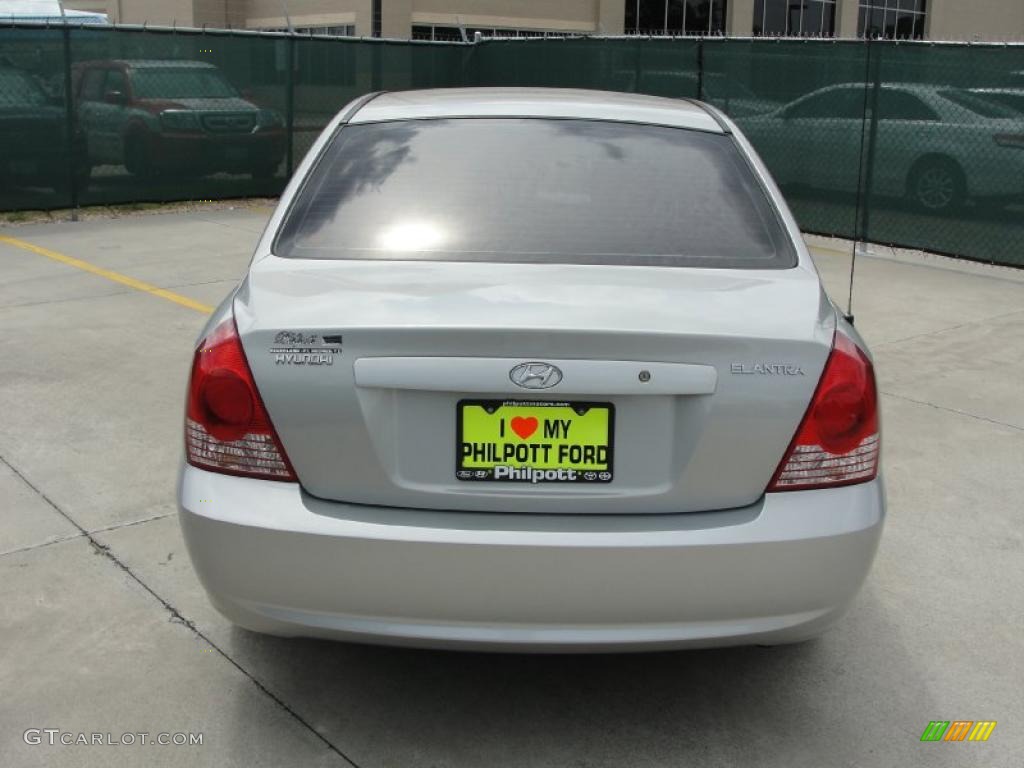 2006 Elantra GLS Sedan - Sterling Silver / Gray photo #4