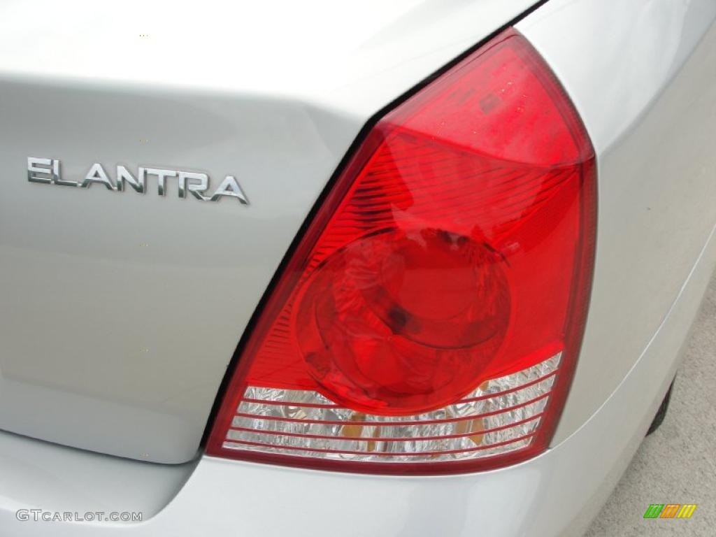 2006 Elantra GLS Sedan - Sterling Silver / Gray photo #18