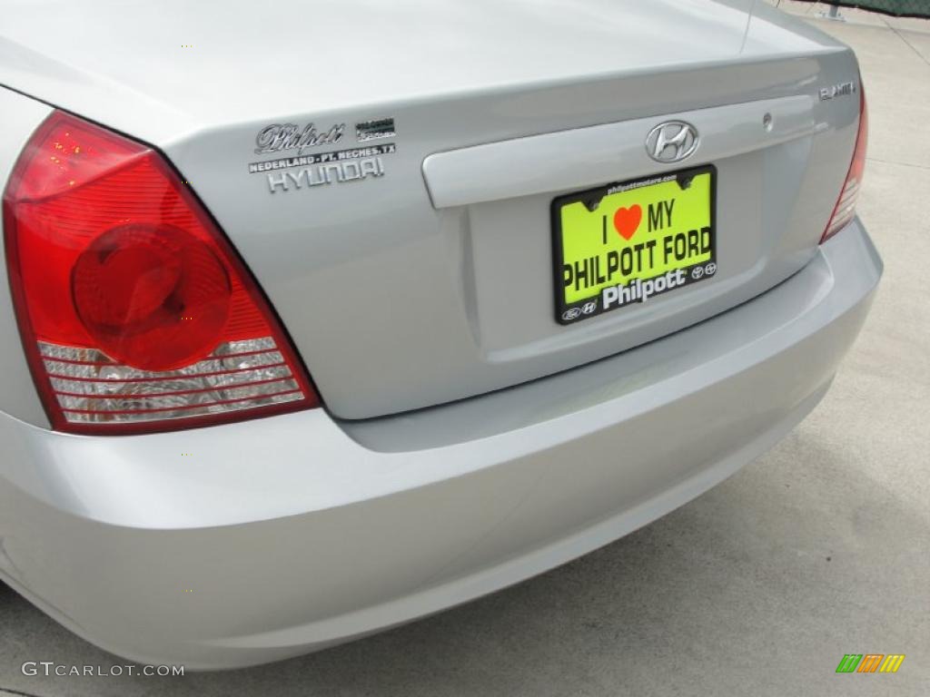 2006 Elantra GLS Sedan - Sterling Silver / Gray photo #20