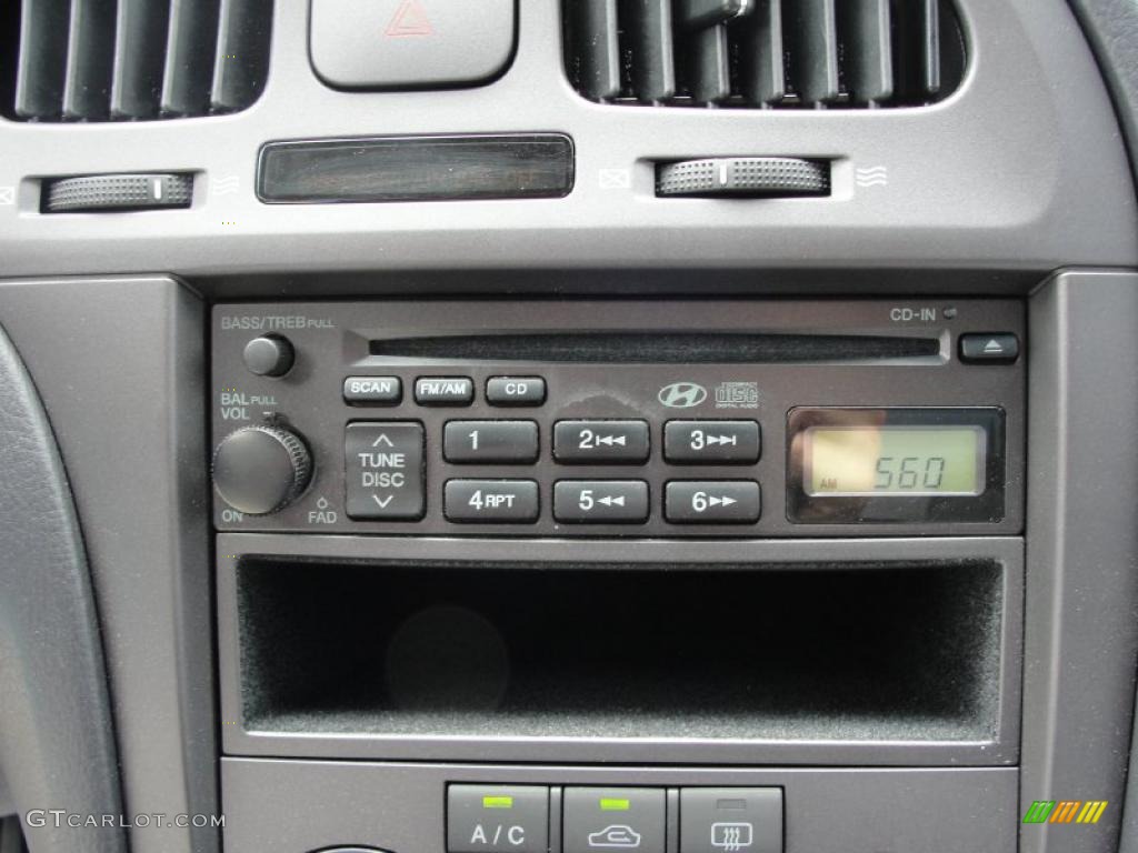 2006 Elantra GLS Sedan - Sterling Silver / Gray photo #37