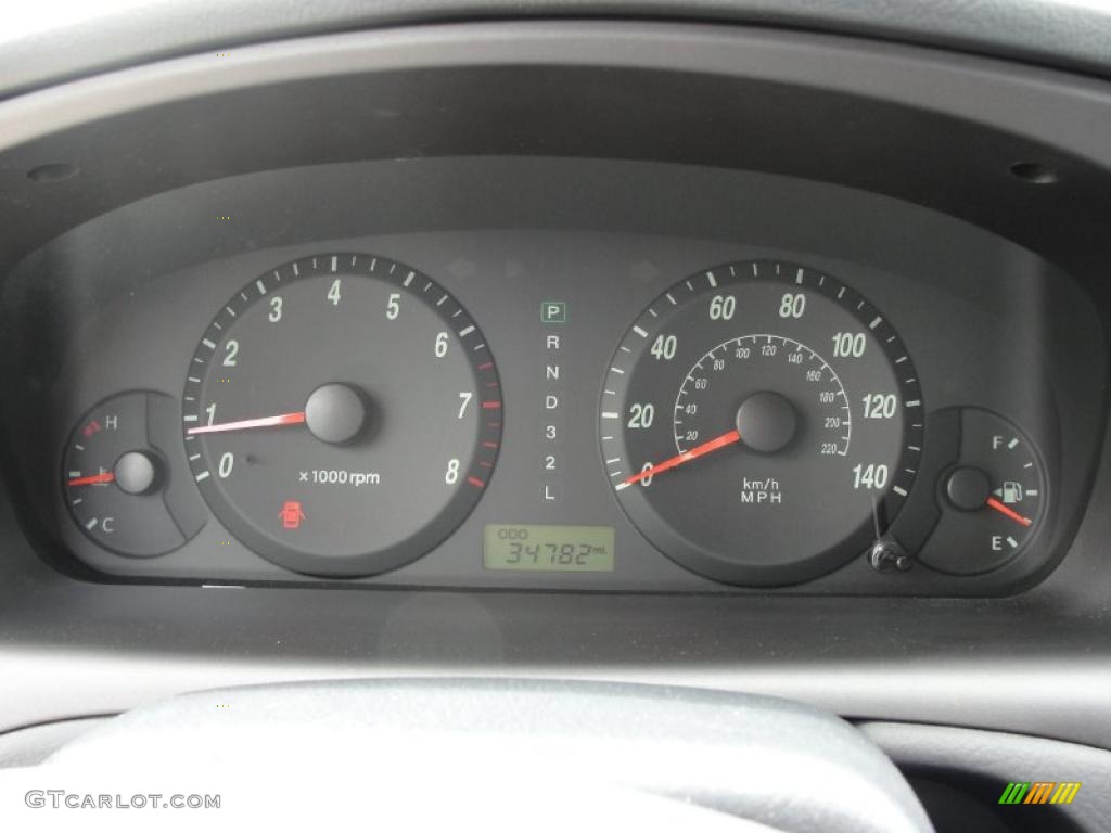 2006 Elantra GLS Sedan - Sterling Silver / Gray photo #41