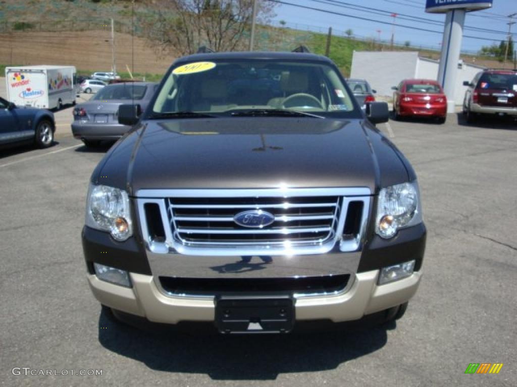 2007 Explorer Eddie Bauer 4x4 - Dark Stone Metallic / Camel photo #11