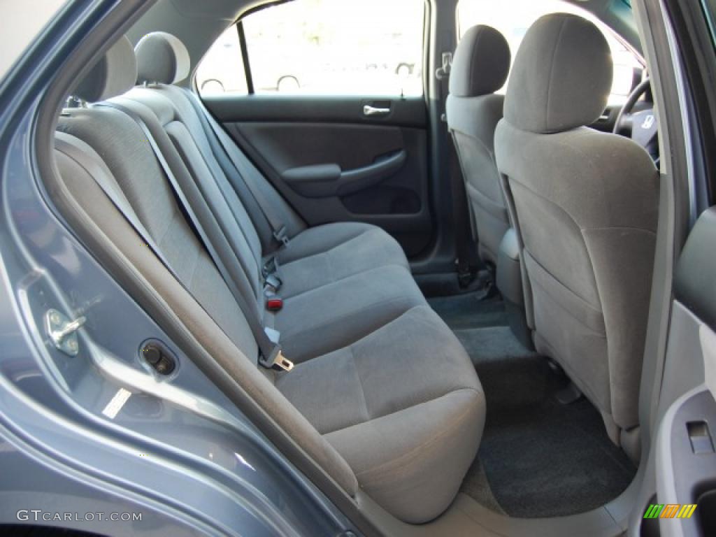 2007 Accord LX Sedan - Cool Blue Metallic / Gray photo #15