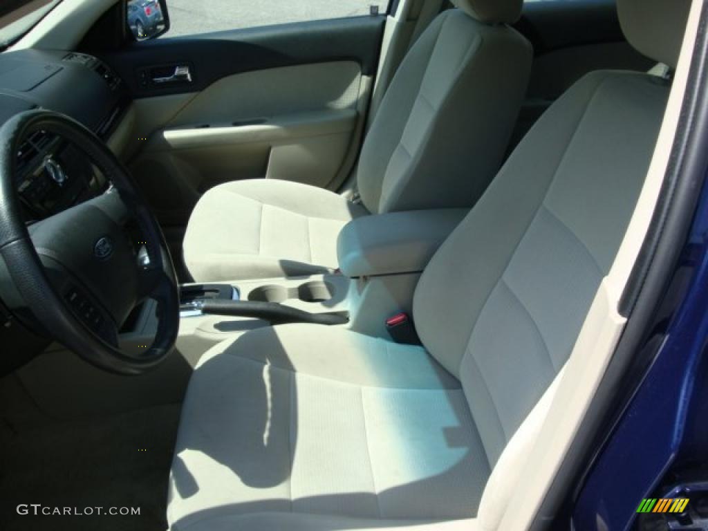 2007 Fusion SEL - Dark Blue Pearl Metallic / Light Stone photo #7