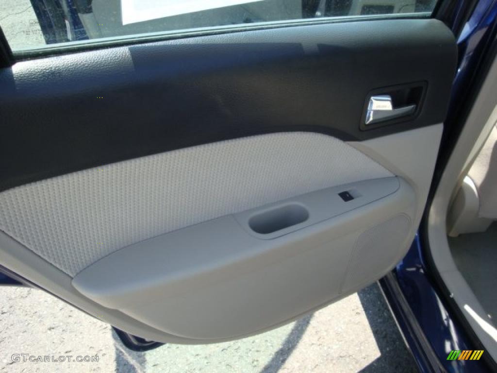 2007 Fusion SEL - Dark Blue Pearl Metallic / Light Stone photo #14