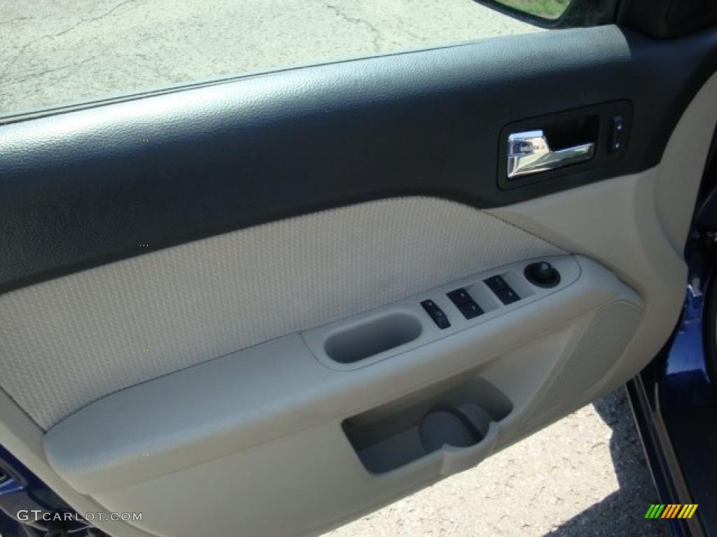 2007 Fusion SEL - Dark Blue Pearl Metallic / Light Stone photo #15