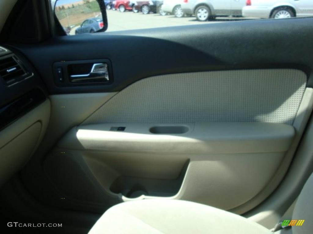 2007 Fusion SEL - Dark Blue Pearl Metallic / Light Stone photo #18