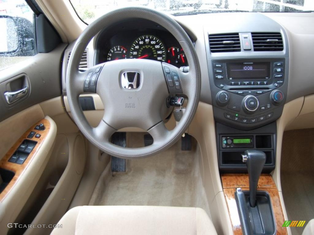 2005 Accord EX Sedan - Deep Green Pearl / Ivory photo #12