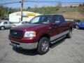 2006 Dark Toreador Red Metallic Ford F150 XLT SuperCab 4x4  photo #10