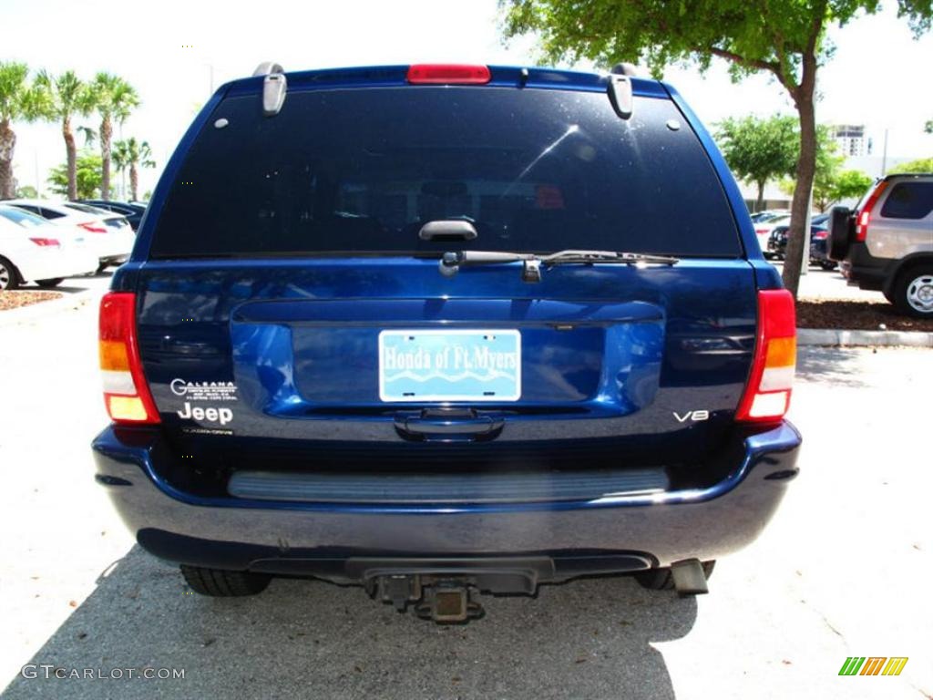 2001 Grand Cherokee Limited 4x4 - Patriot Blue Pearl / Sandstone photo #4