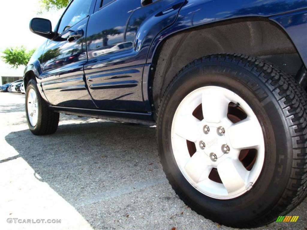 2001 Grand Cherokee Limited 4x4 - Patriot Blue Pearl / Sandstone photo #5