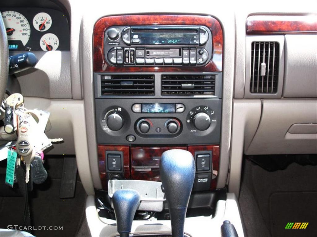 2001 Grand Cherokee Limited 4x4 - Patriot Blue Pearl / Sandstone photo #12