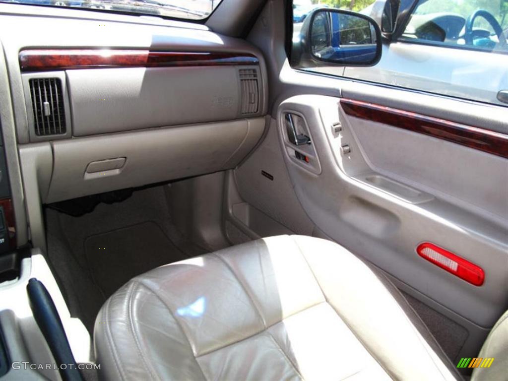 2001 Grand Cherokee Limited 4x4 - Patriot Blue Pearl / Sandstone photo #13