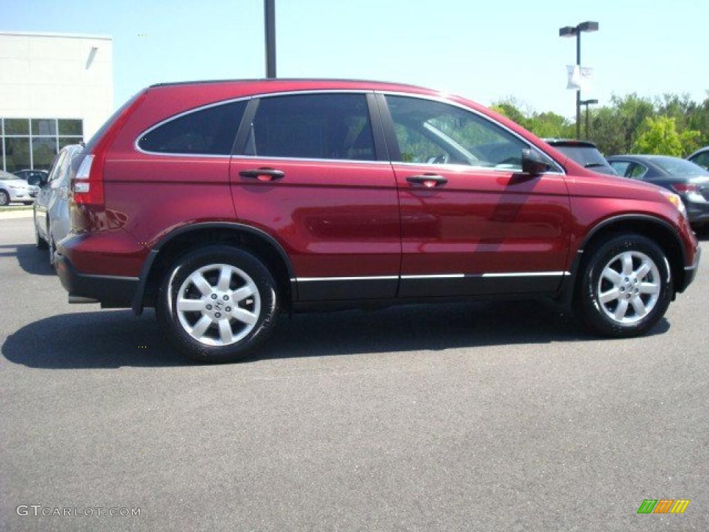 2008 CR-V EX 4WD - Tango Red Pearl / Gray photo #7