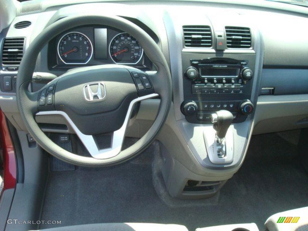 2008 CR-V EX 4WD - Tango Red Pearl / Gray photo #13