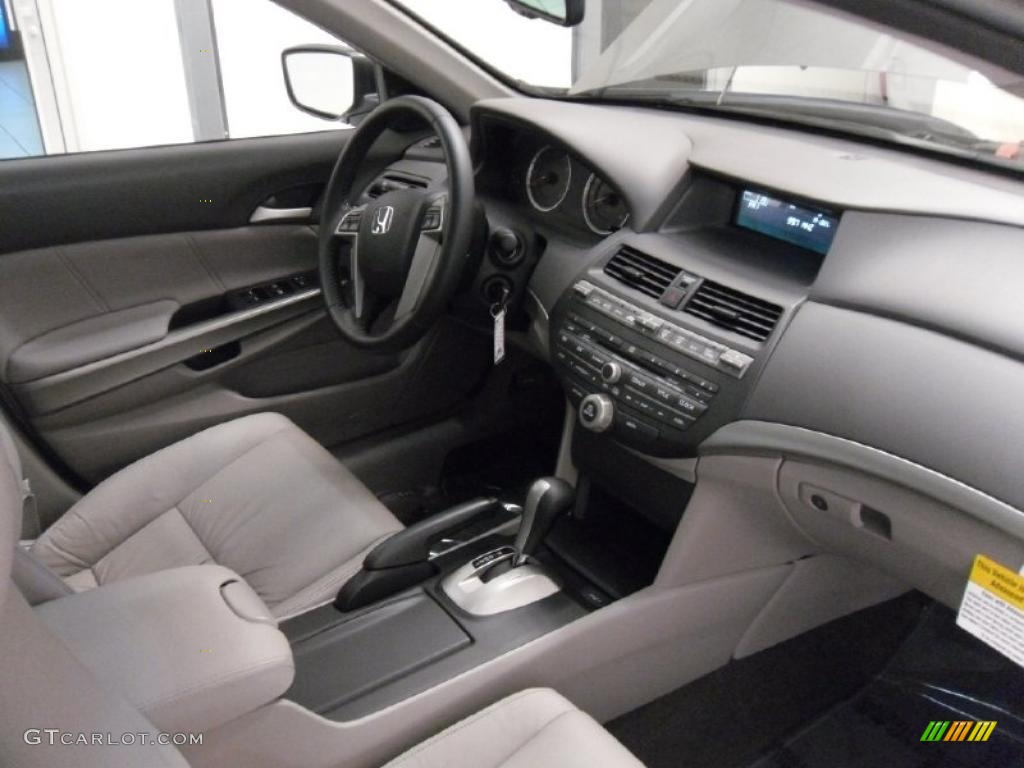 2010 Accord EX-L V6 Sedan - Polished Metal Metallic / Gray photo #25
