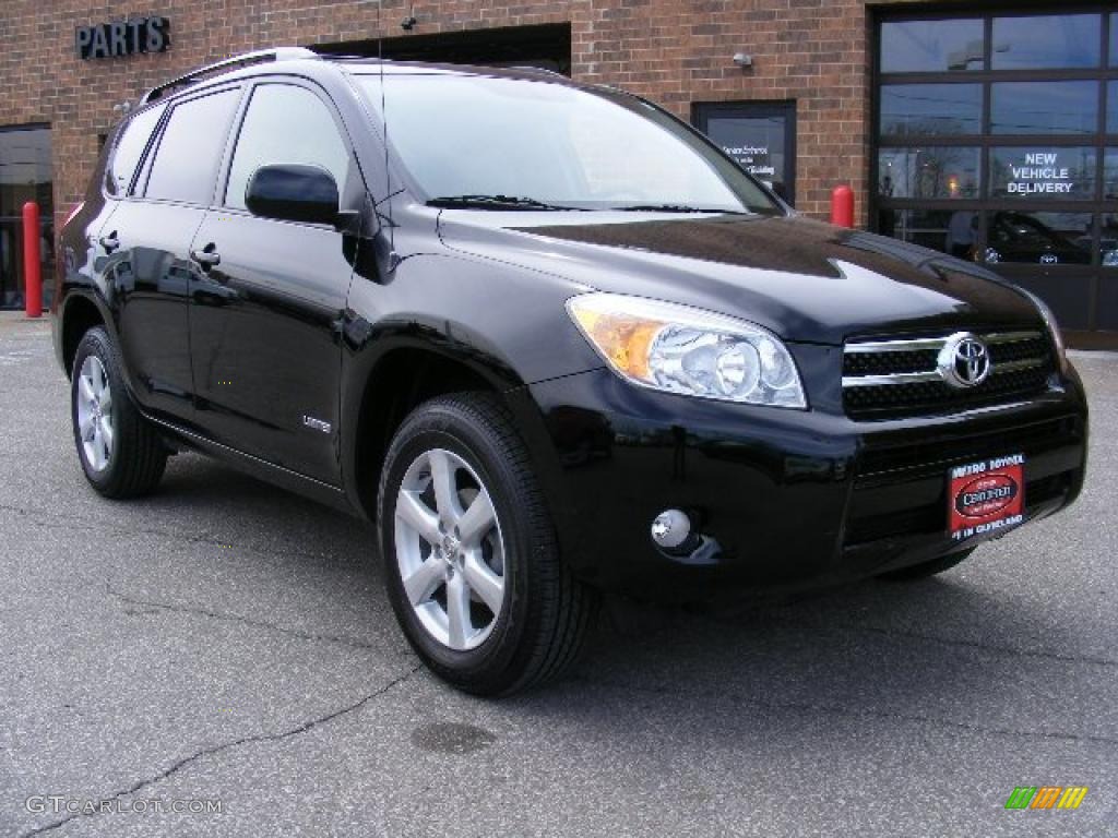 2007 RAV4 Limited - Black / Ash Gray photo #1