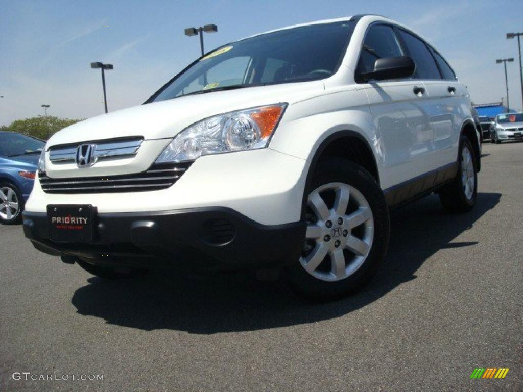 2008 CR-V EX 4WD - Taffeta White / Gray photo #1