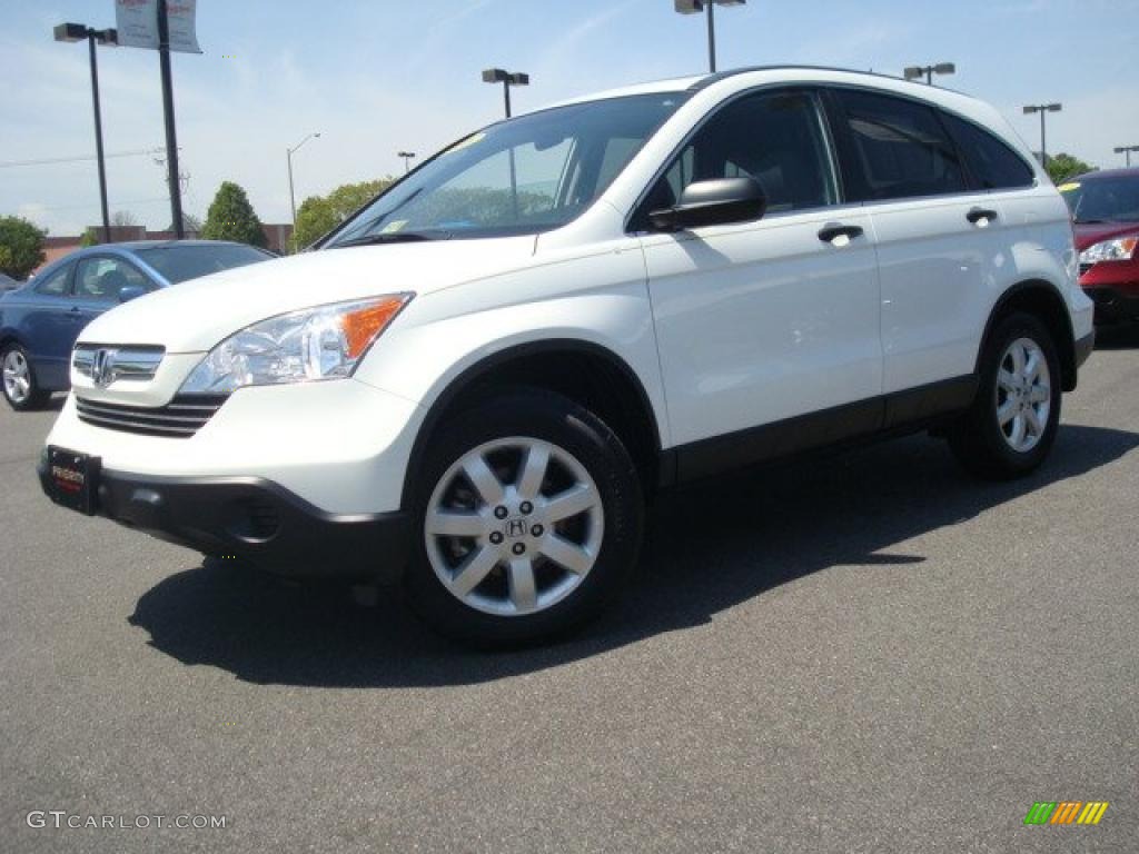 2008 CR-V EX 4WD - Taffeta White / Gray photo #2