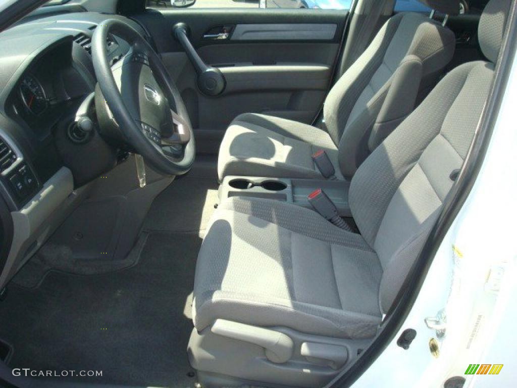 2008 CR-V EX 4WD - Taffeta White / Gray photo #11