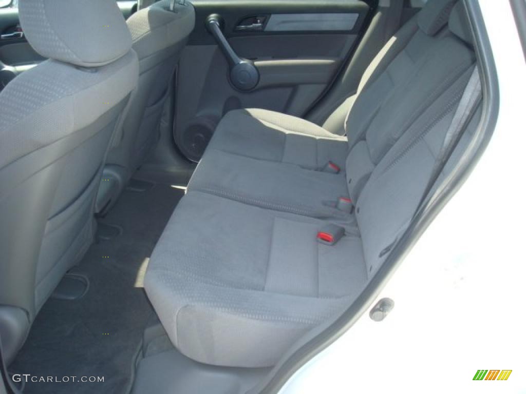 2008 CR-V EX 4WD - Taffeta White / Gray photo #12
